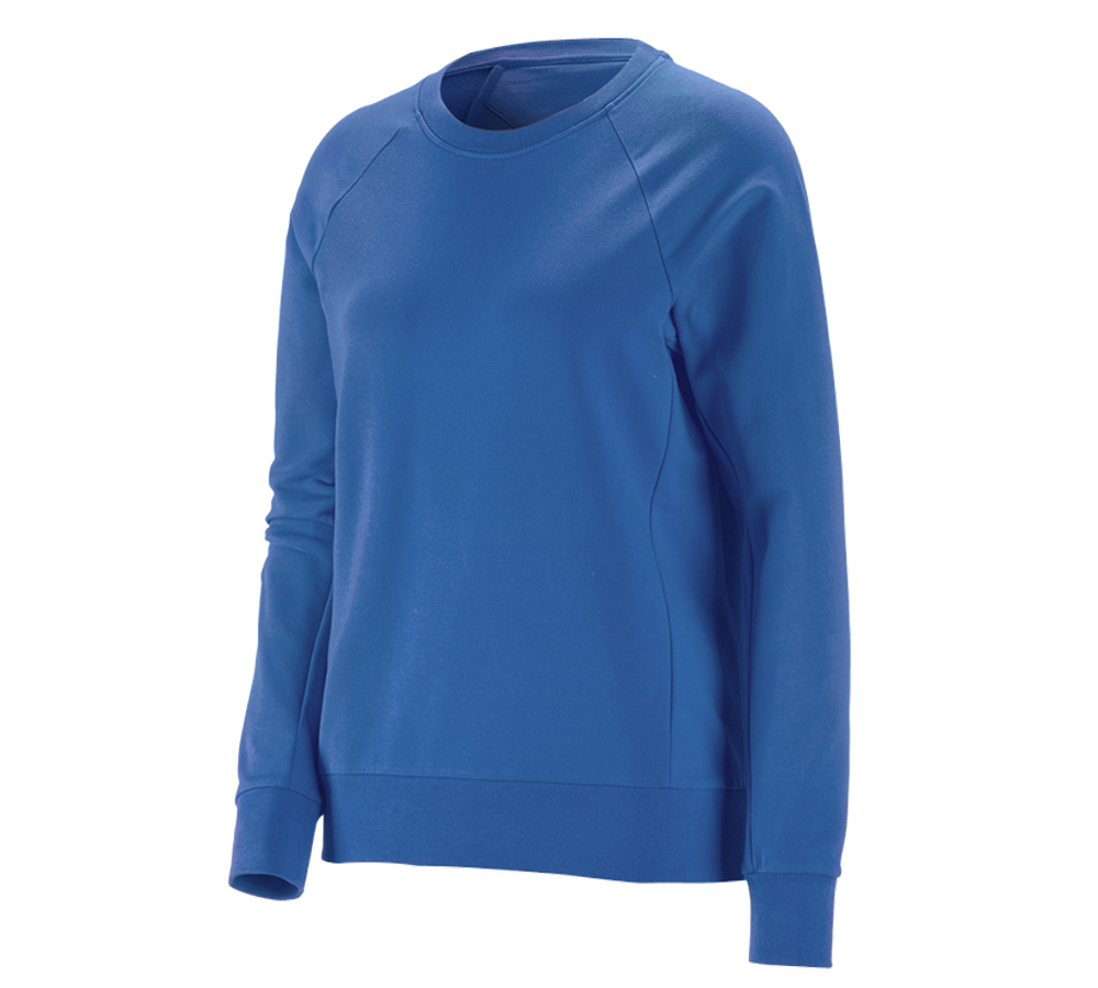 Tričká, pulóvre a košele: Mikina e.s. cotton stretch, dámska + enciánová modrá
