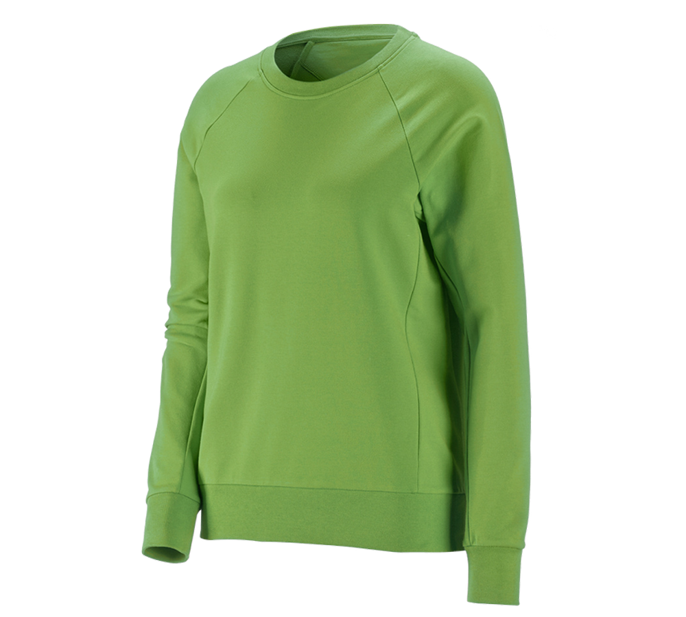 Tričká, pulóvre a košele: Mikina e.s. cotton stretch, dámska + morská zelená