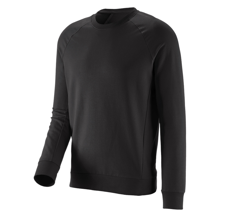 Tričká, pulóvre a košele: Mikina e.s. cotton stretch + čierna