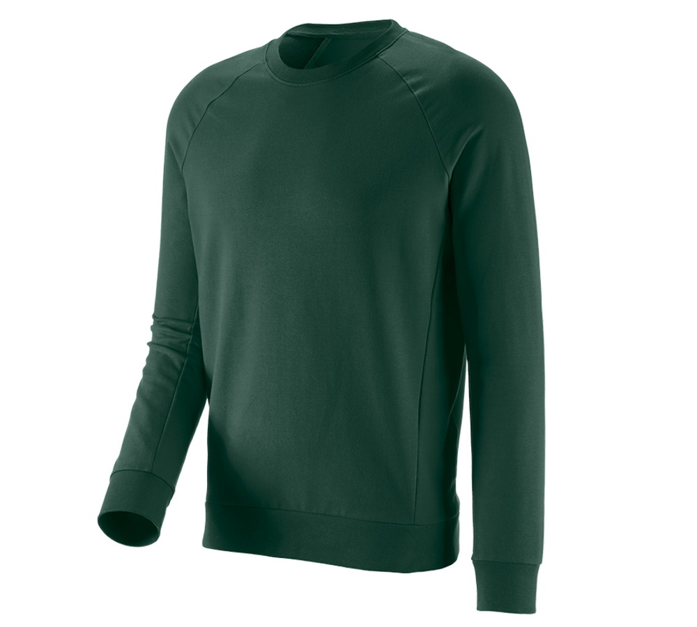 Tričká, pulóvre a košele: Mikina e.s. cotton stretch + zelená