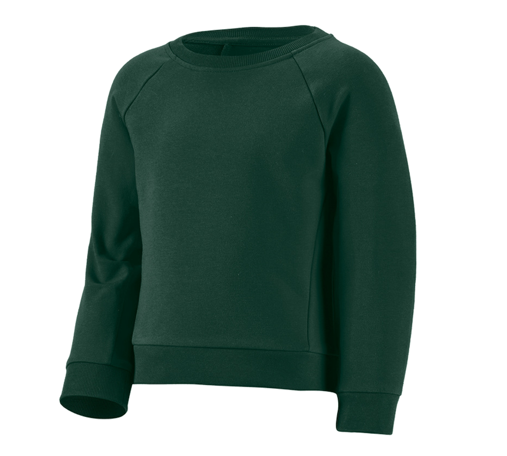Tričká, pulóvre a košele: Mikina e.s. cotton stretch, detská + zelená