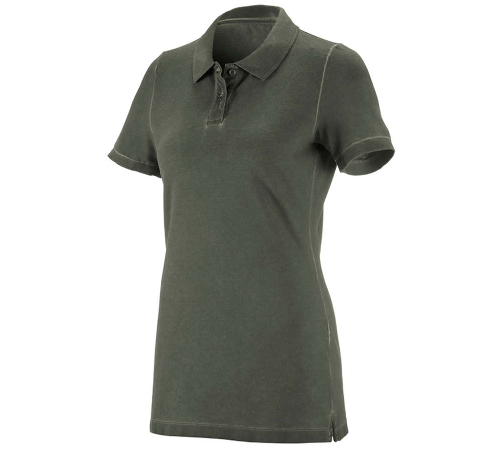 Témy: Polo tričko e.s. vintage cotton stretch, dámske + maskáčová zelená vintage