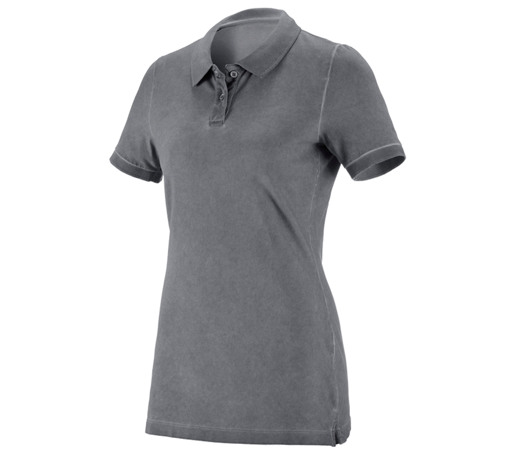 Tričká, pulóvre a košele: Polo tričko e.s. vintage cotton stretch, dámske + cementová vintage