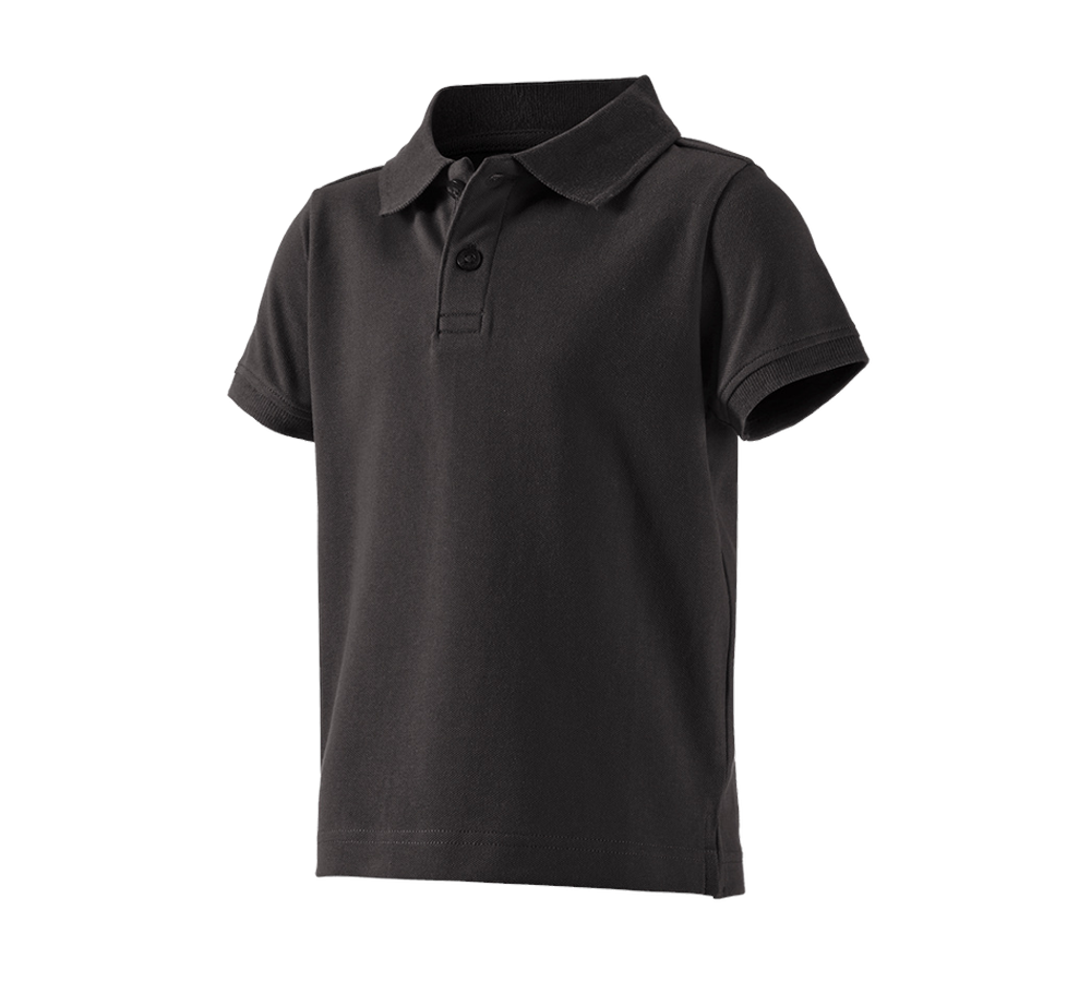 Tričká, pulóvre a košele: Polo tričko e.s. cotton stretch, detské + čierna