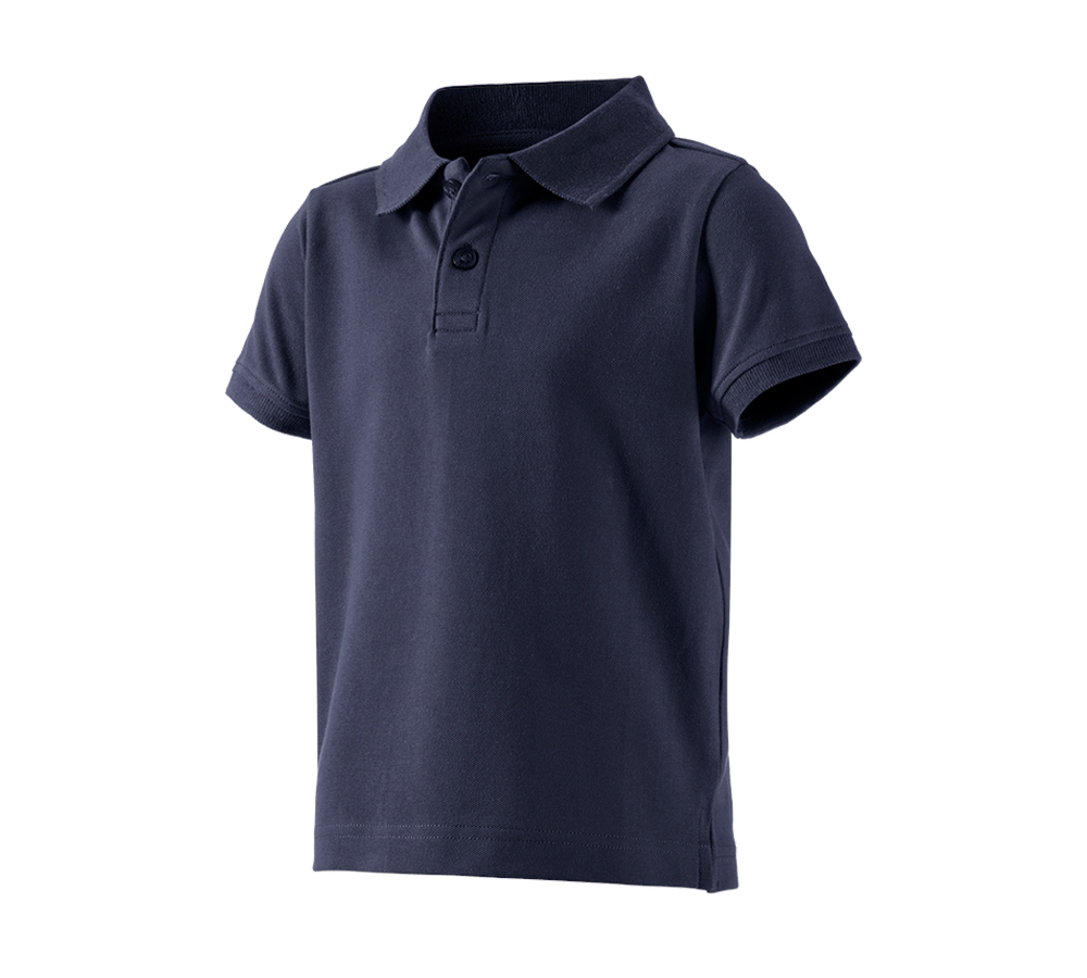 Tričká, pulóvre a košele: Polo tričko e.s. cotton stretch, detské + tmavomodrá