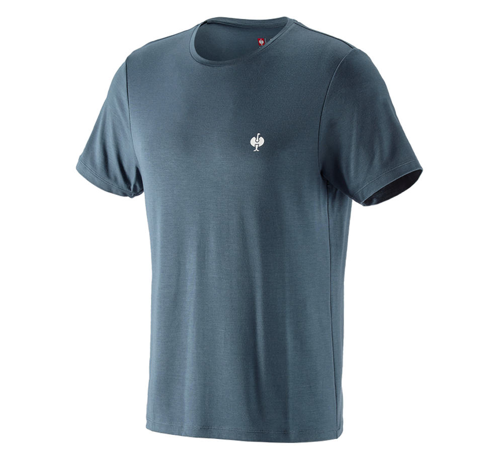 Tričká, pulóvre a košele: Tričko modal e.s. ventura vintage + železná modrá