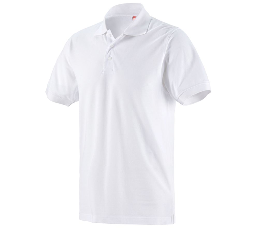 Tričká, pulóvre a košele: Polo tričko Piqué e.s.industry + biela