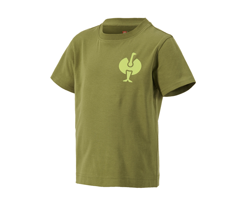 Tričká, pulóvre a košele: Tričko e.s.trail, detské + borievkovo zelená/limetkovo zelená