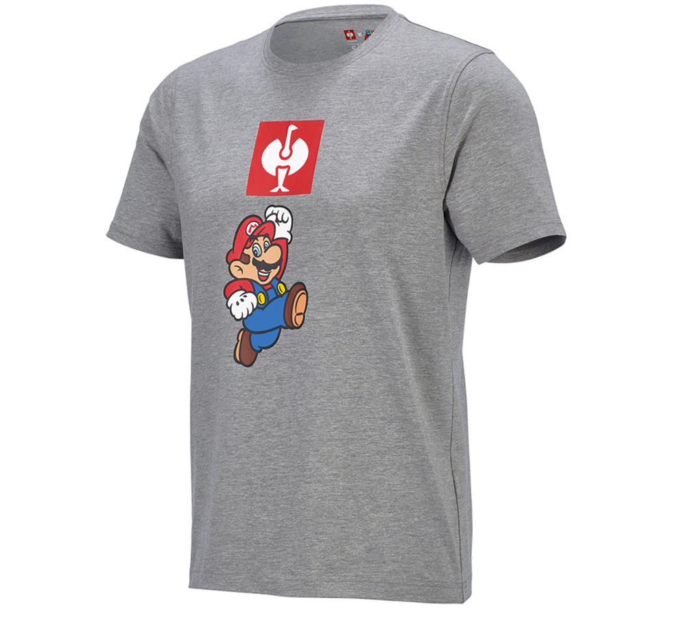 Tričká, pulóvre a košele: Super Mario tričko, pánske + sivá melírovaná