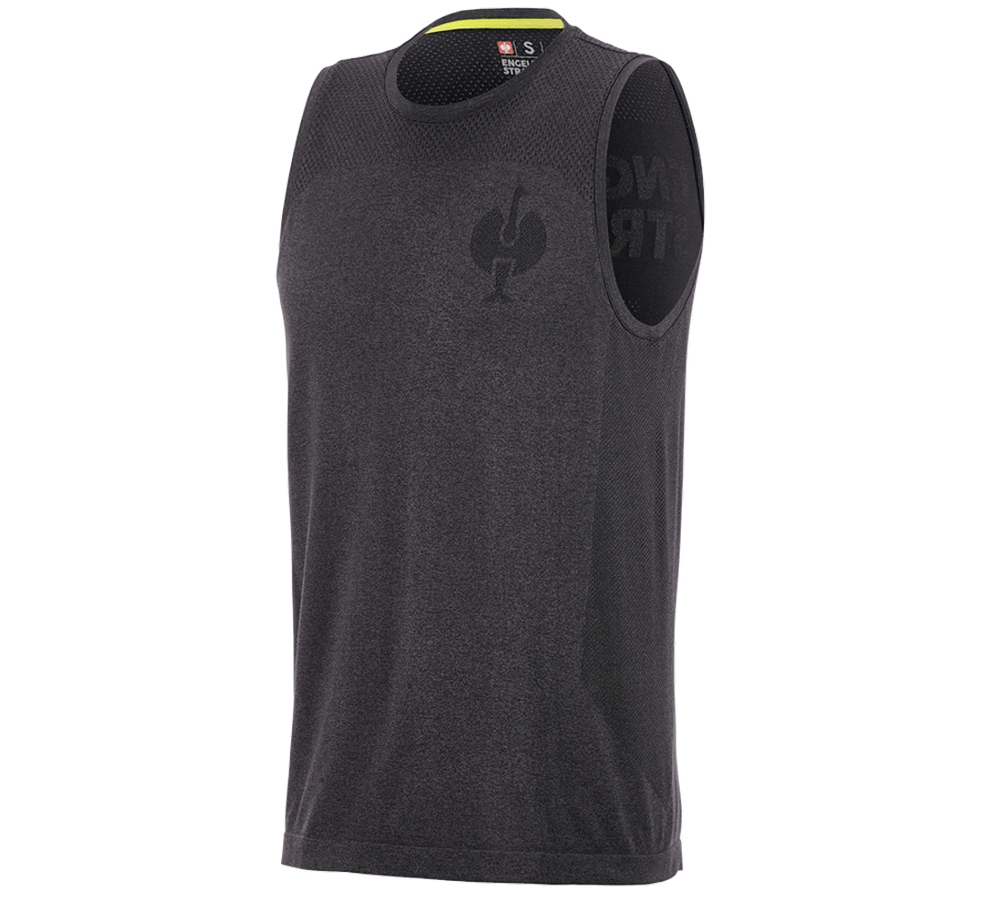 Tričká, pulóvre a košele: Atletické tričko seamless e.s.trail + čierna melanž