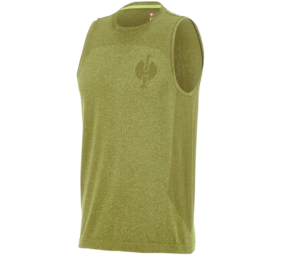 Tričká, pulóvre a košele: Atletické tričko seamless e.s.trail + borievkovo zelená melanž