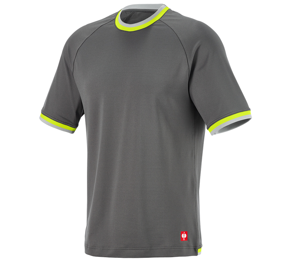 Tričká, pulóvre a košele: Funkčné tričko e.s.ambition + antracitová/výstražná žltá