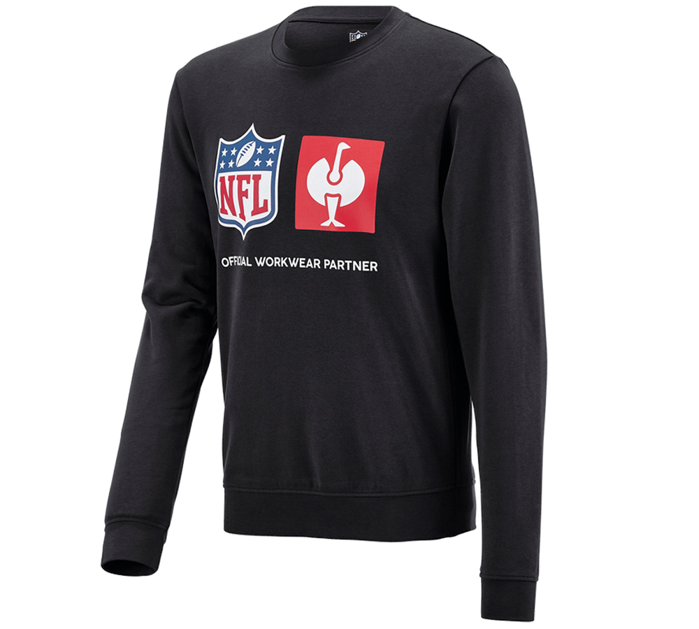 Tričká, pulóvre a košele: NFL Sweatshirt cotton + čierna