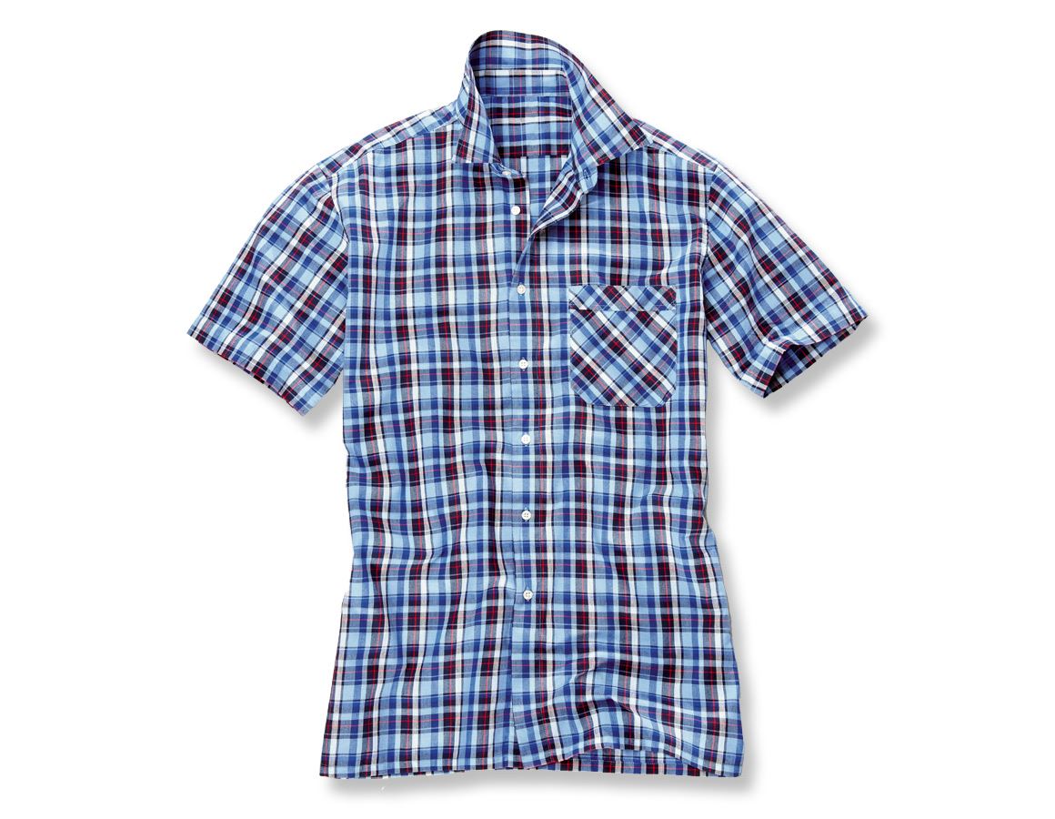 Tričká, pulóvre a košele: Košeľa s krátkym rukávom Rom + modrá