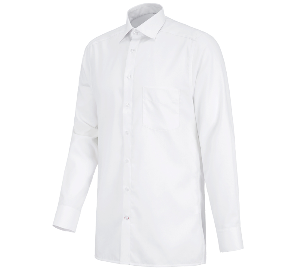 Tričká, pulóvre a košele: Obchodná košeľa e.s.comfort, dlhý rukáv + biela