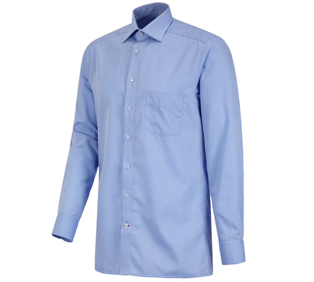 Tričká, pulóvre a košele: Obchodná košeľa e.s.comfort, dlhý rukáv + svetlomodrá melanž