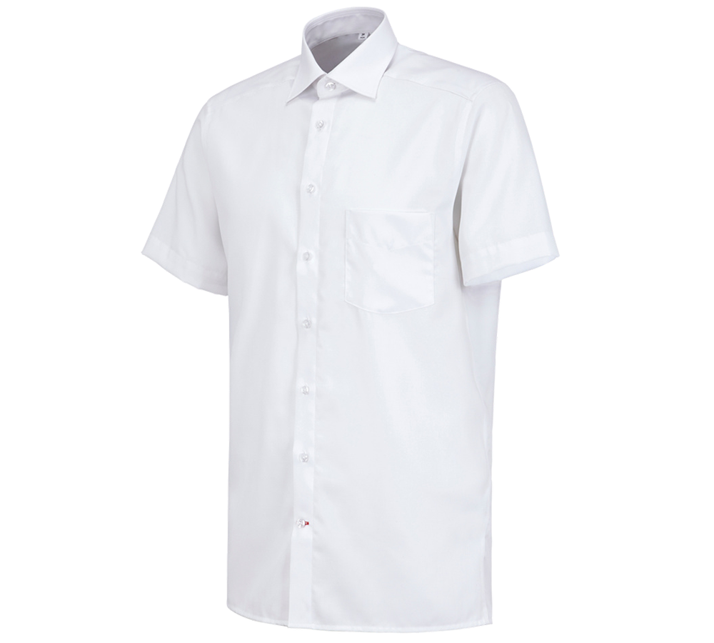 Témy: Obchodná košeľa e.s.comfort, krátky rukáv + biela