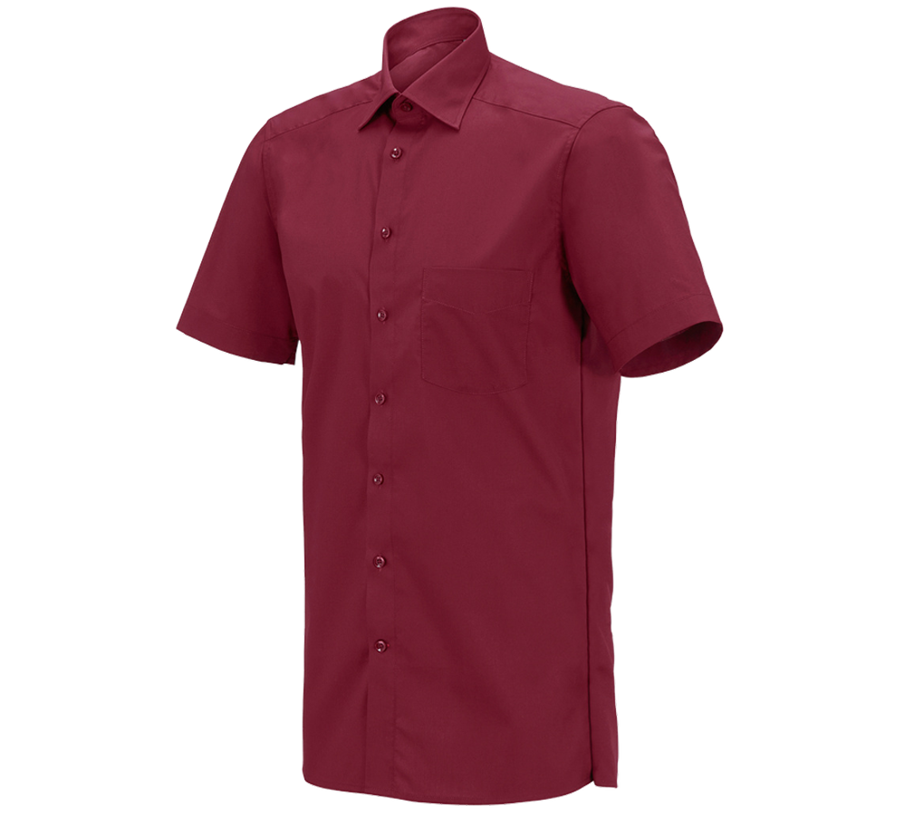 Tričká, pulóvre a košele: Servisná košeľa e.s., krátky rukáv + rubínová