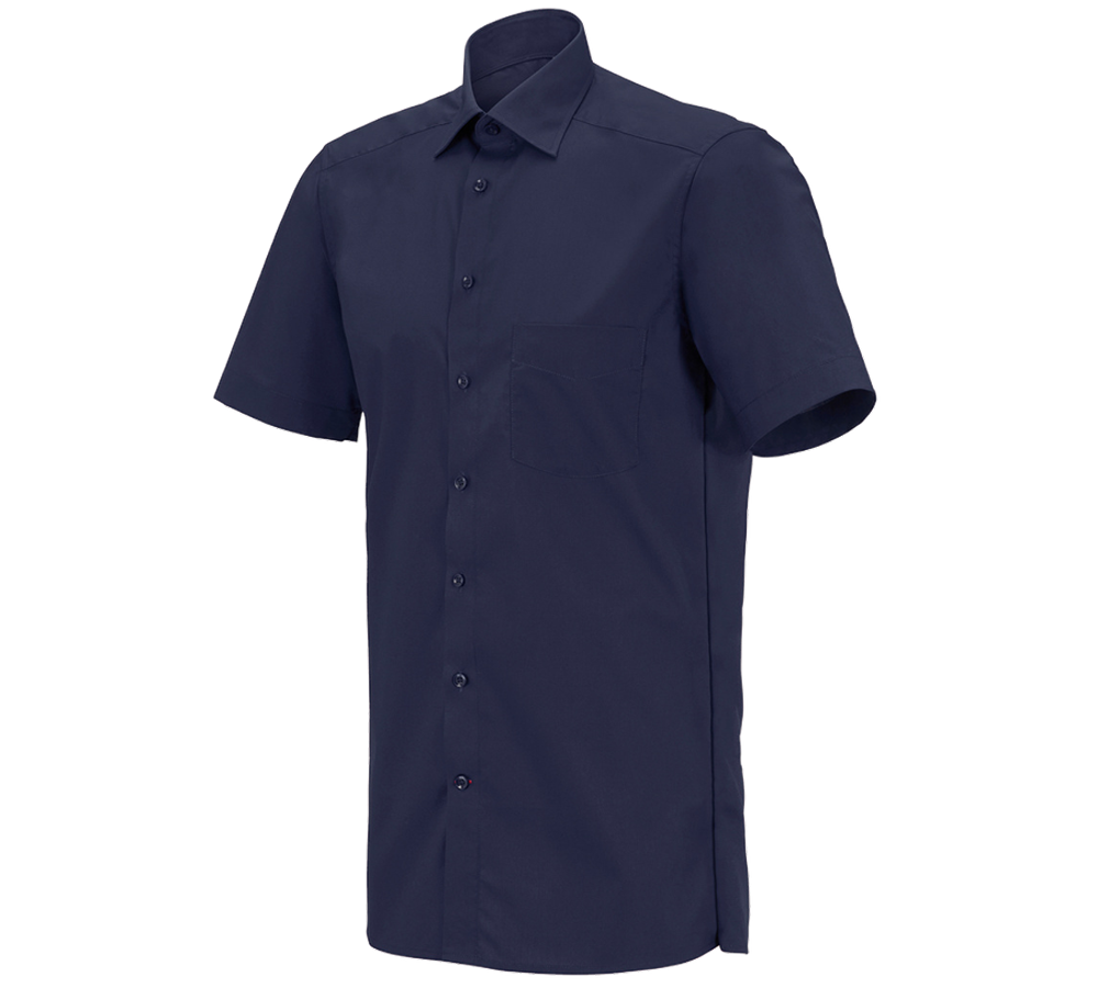Tričká, pulóvre a košele: Servisná košeľa e.s., krátky rukáv + tmavomodrá