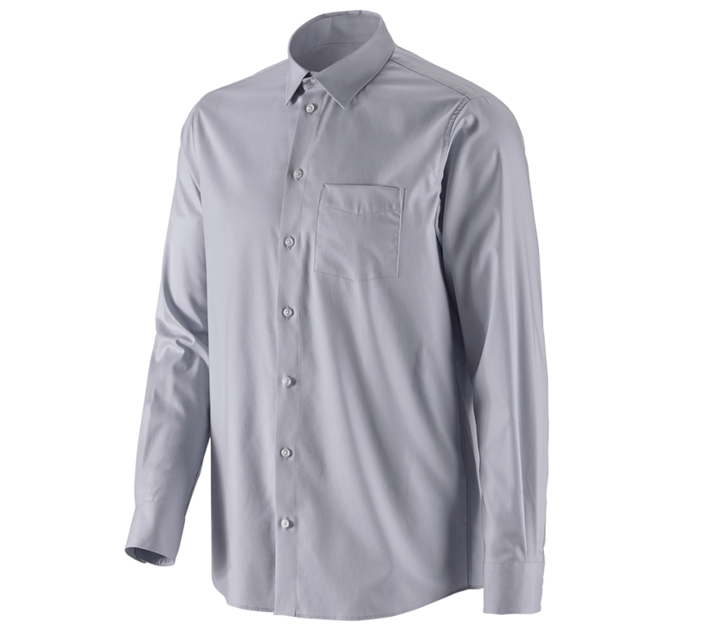 Témy: Obchodná košeľa e.s. cotton stretch, comfort fit + hmlová sivá