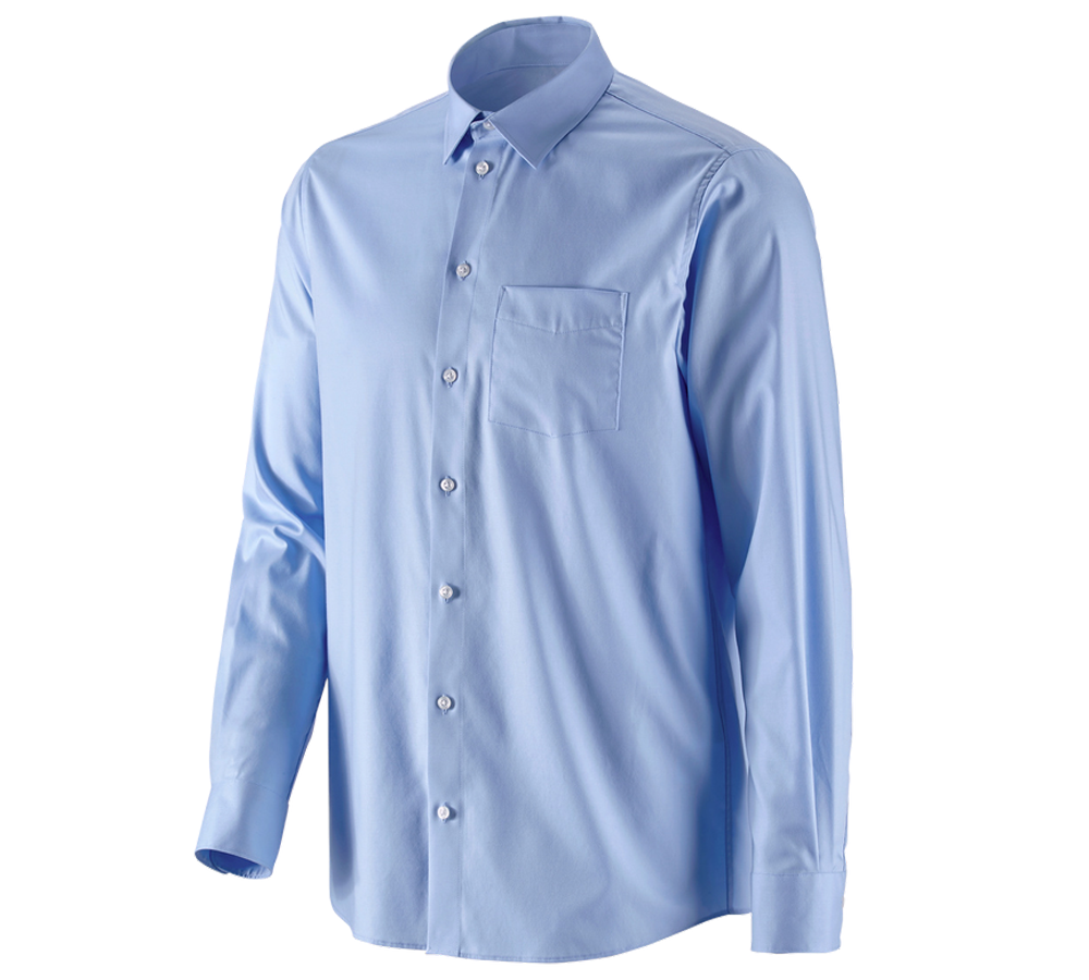 Tričká, pulóvre a košele: Obchodná košeľa e.s. cotton stretch, comfort fit + mrazivá modrá