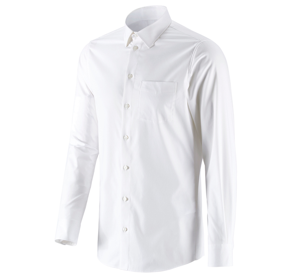 Témy: Obchodná košeľa e.s. cotton stretch, slim fit + biela