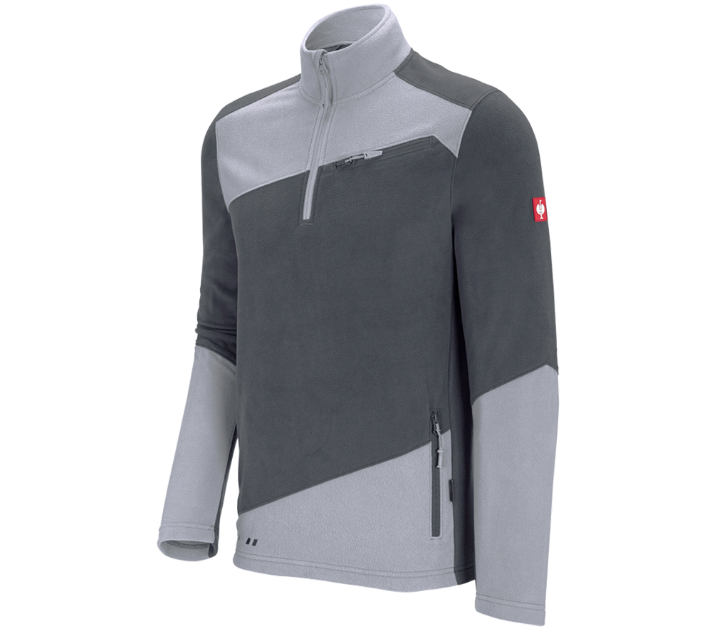 Tričká, pulóvre a košele: Flísový sveter e.s.motion 2020 + antracitová/platinová