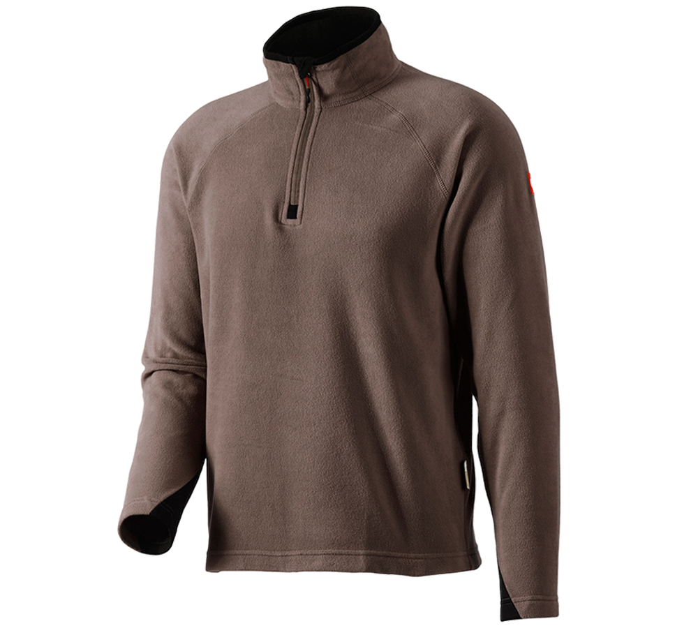Studená: Mikroflísový sveter dryplexx® micro + gaštanová
