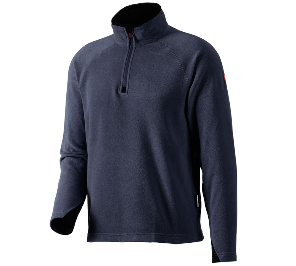Tričká, pulóvre a košele: Mikroflísový sveter dryplexx® micro + tmavomodrá