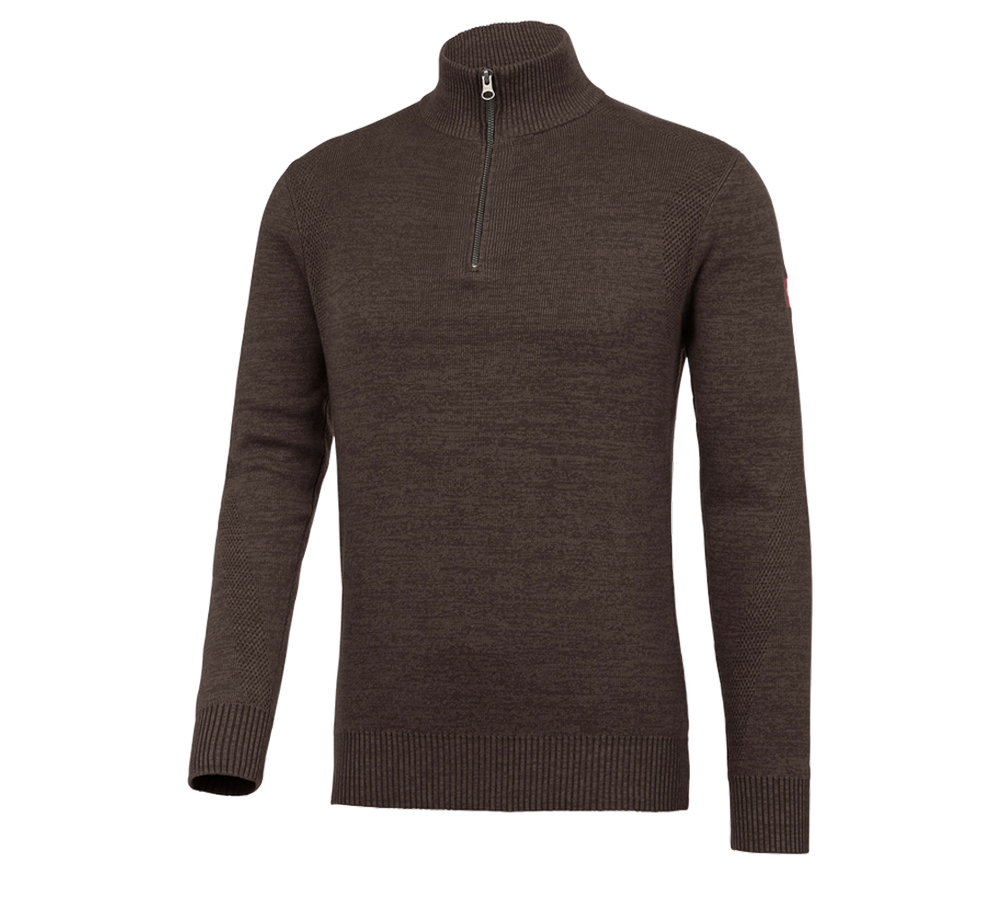 Tričká, pulóvre a košele: Úpletový sveter e.s. + kôra melanž