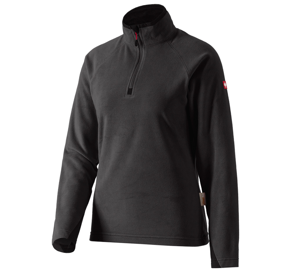 Tričká, pulóvre a košele: Dámsky mikroflísový sveter dryplexx® micro + čierna