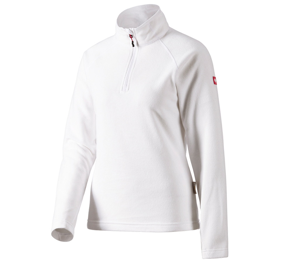 Tričká, pulóvre a košele: Dámsky mikroflísový sveter dryplexx® micro + biela