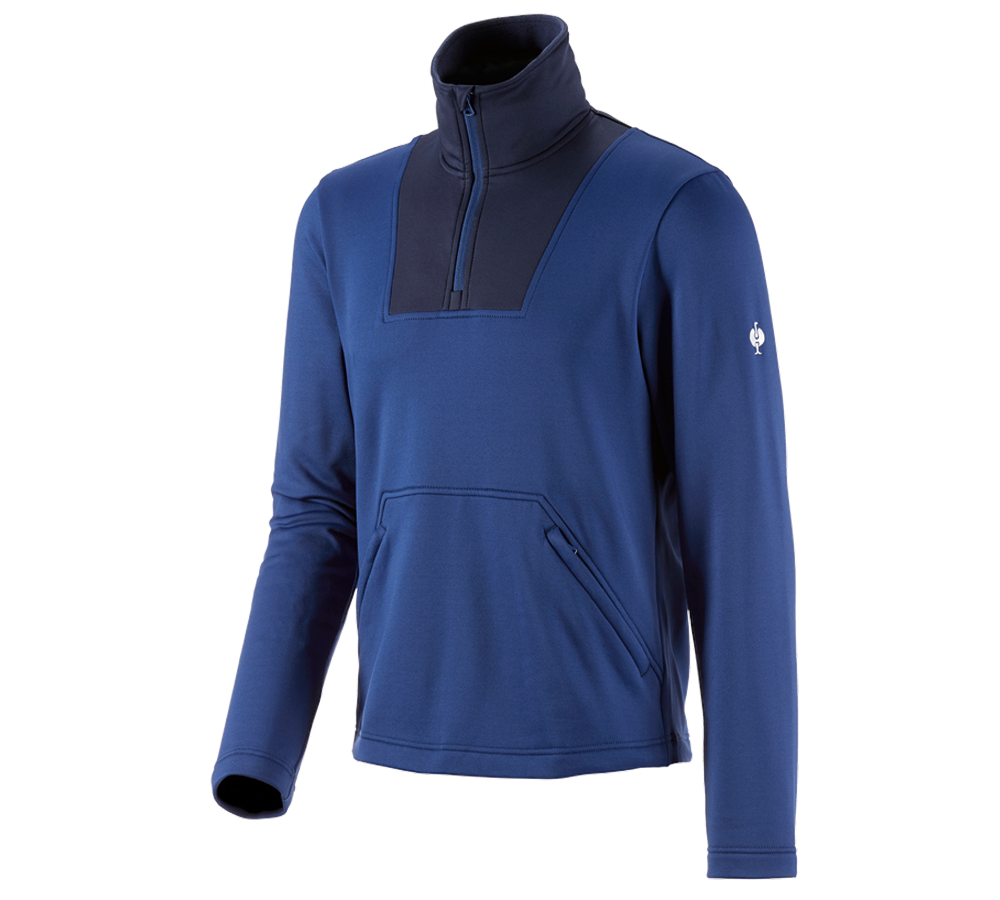 Tričká, pulóvre a košele: Funkčný sveter e.s. termo stretch e.s.concrete + alkalická modrá/tmavomodrá