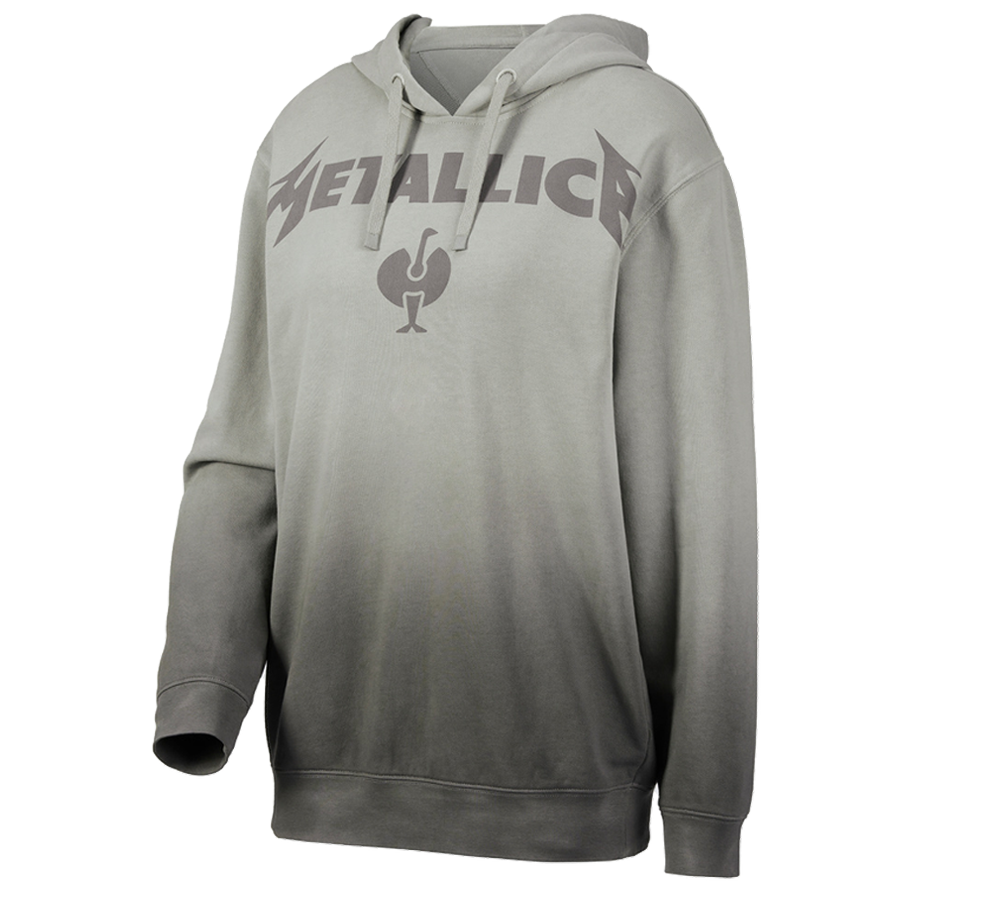 Spolupráce: Metallica cotton hoodie, ladies + magnetická sivá/granitová