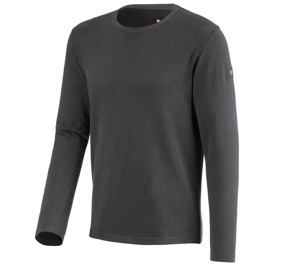 Témy: Úpletový sveter e.s.iconic + karbónová sivá