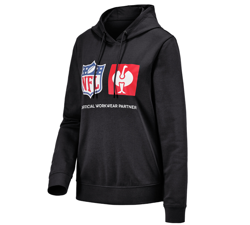 Odevy: NFL Hoodie cotton, ladies + čierna