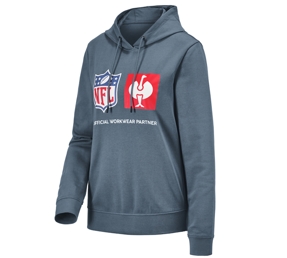 Spolupráce: NFL Hoodie cotton, ladies + oxidová modrá