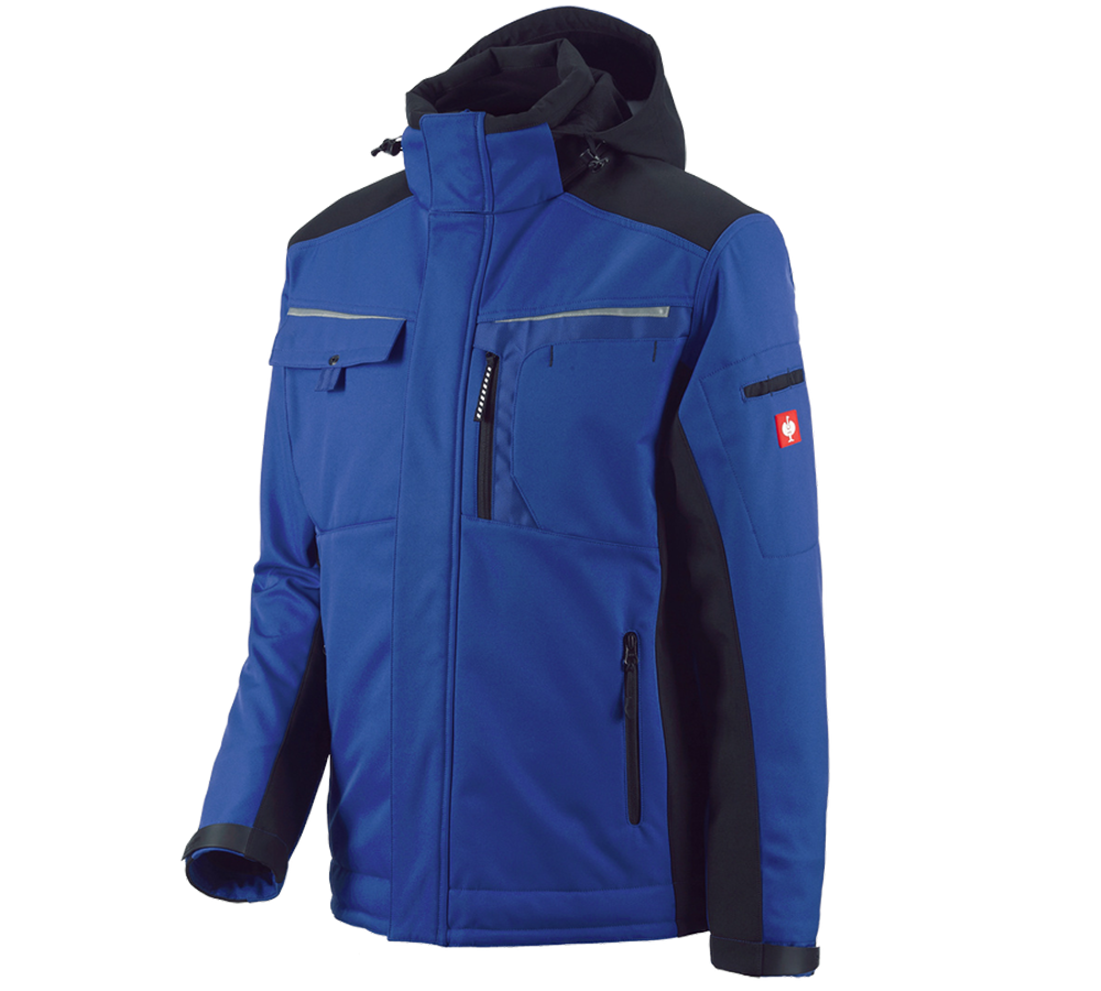 Studená: Softshellová bunda e.s.motion + nevadzovo modrá/čierna
