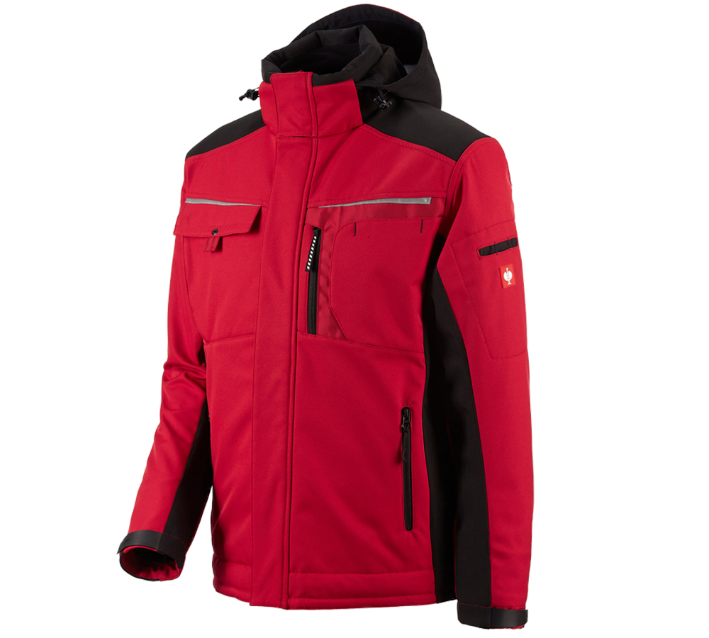 Studená: Softshellová bunda e.s.motion + červená/čierna