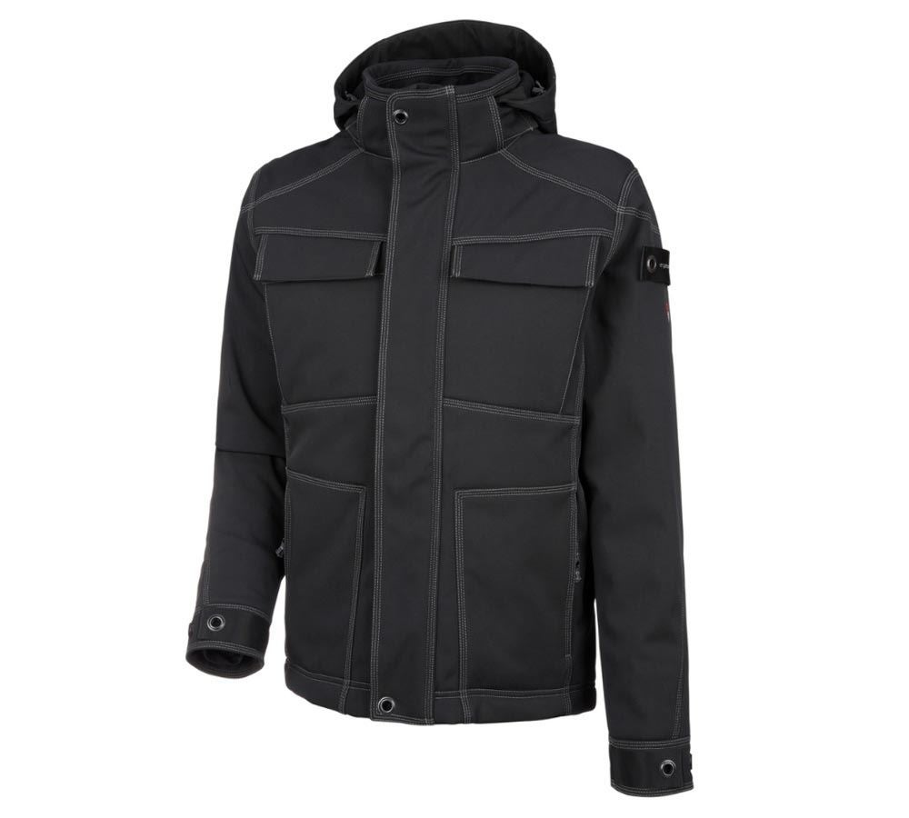 Studená: Zimná softshellová bunda e.s.roughtough + čierna