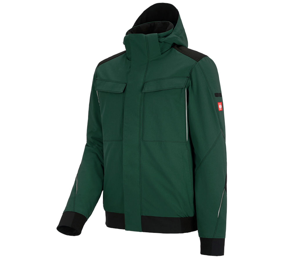 Pracovné bundy: Zimná funkčná bunda e.s.dynashield + zelená/čierna