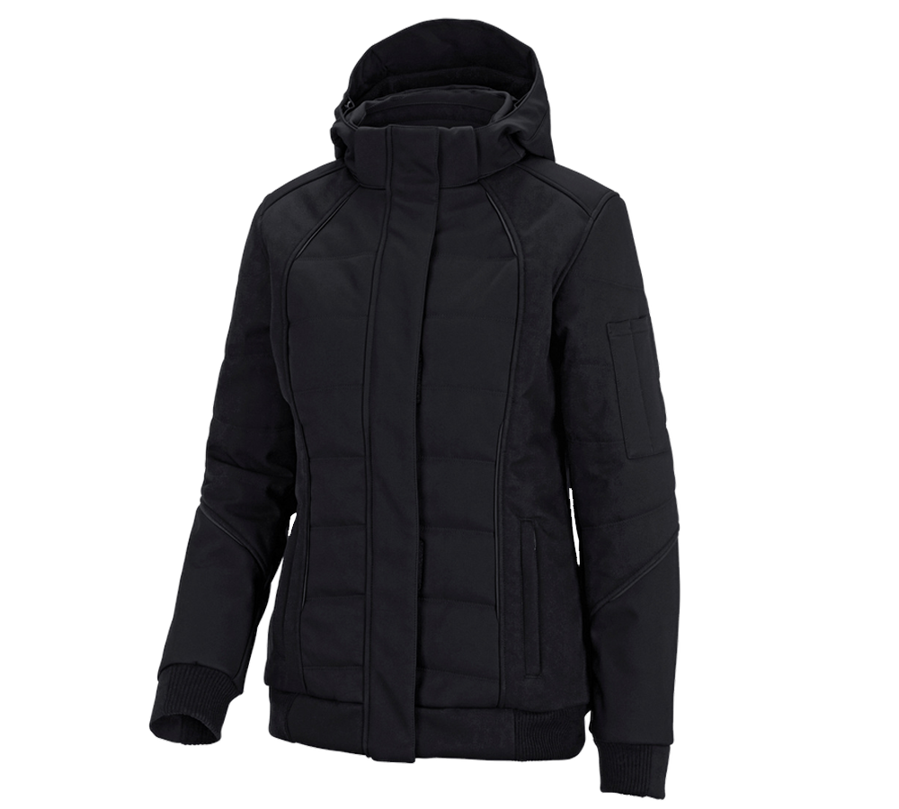 Studená: Zimná softshellová bunda e.s.vision, dámska + čierna