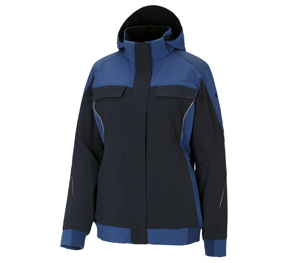 Témy: Zimná funkčná bunda e.s.dynashield, dámska + kobaltová/pacifická