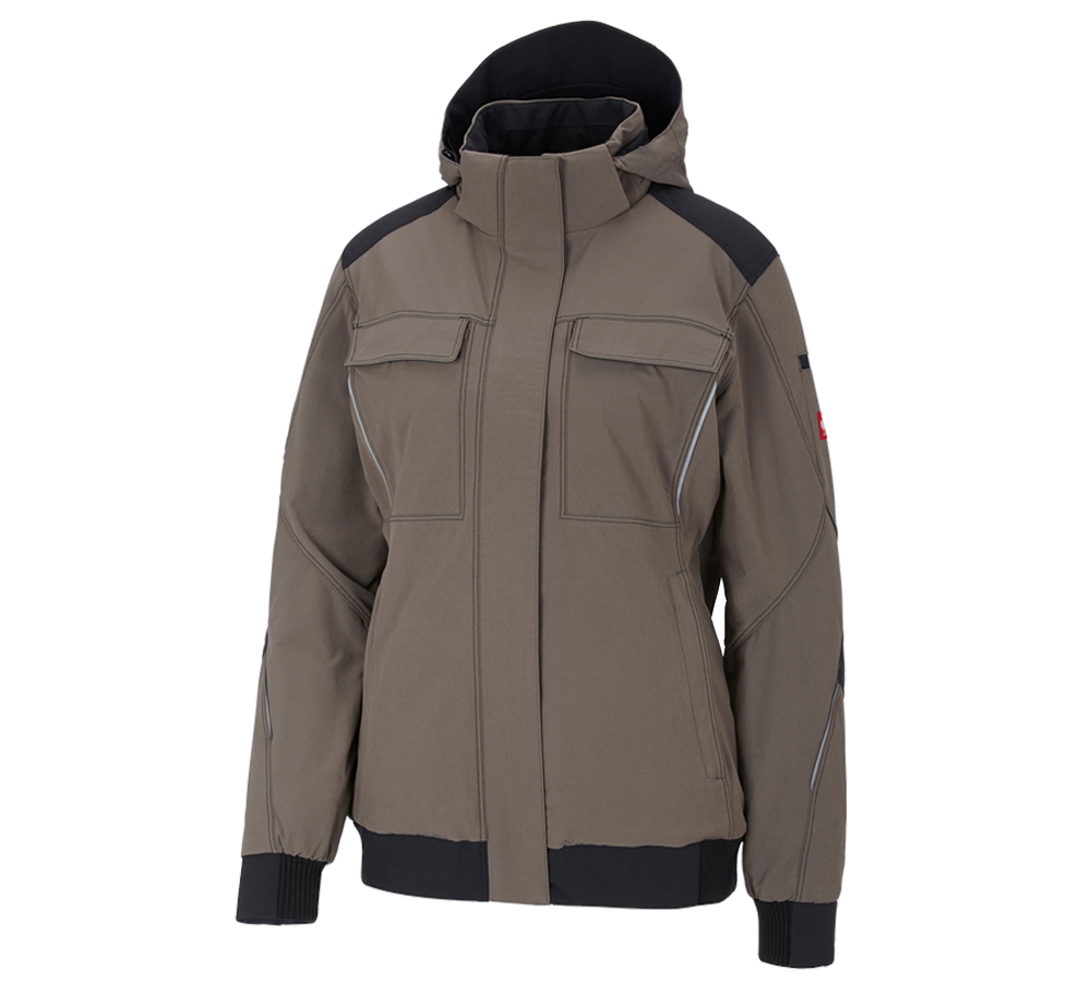 Pracovné bundy: Zimná funkčná bunda e.s.dynashield, dámska + kamenná/čierna