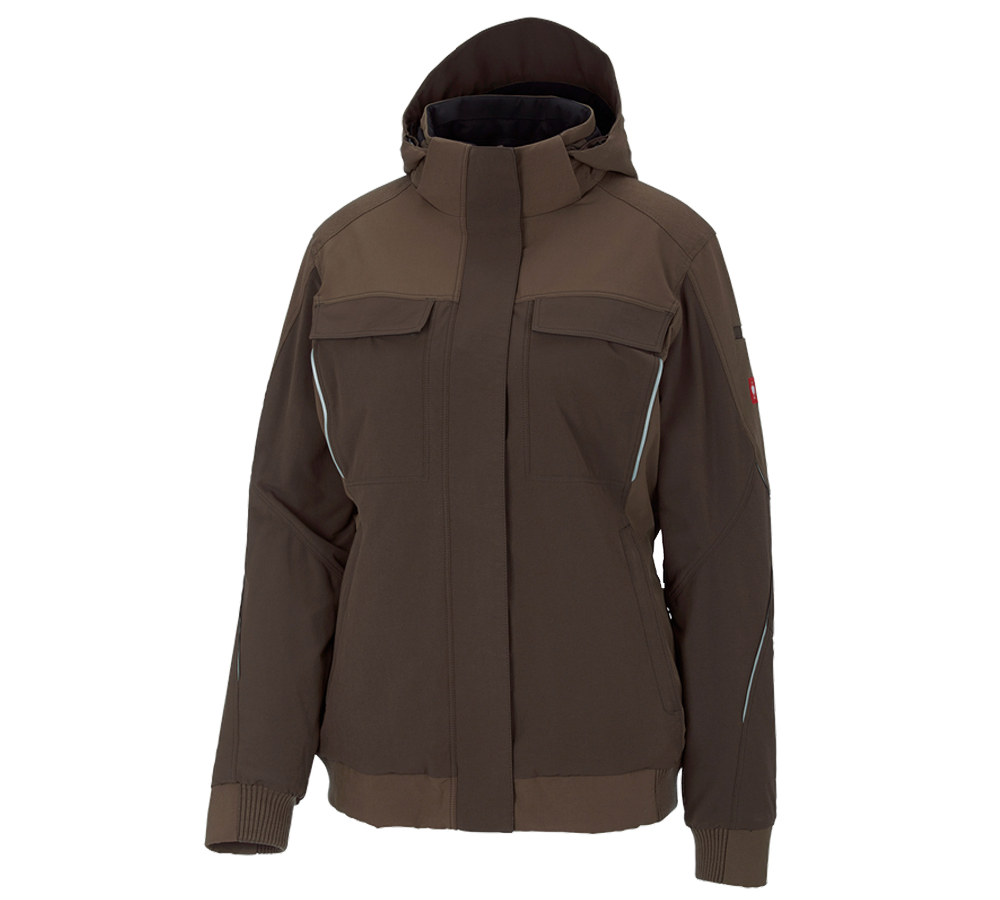 Pracovné bundy: Zimná funkčná bunda e.s.dynashield, dámska + lieskový oriešok/gaštanová