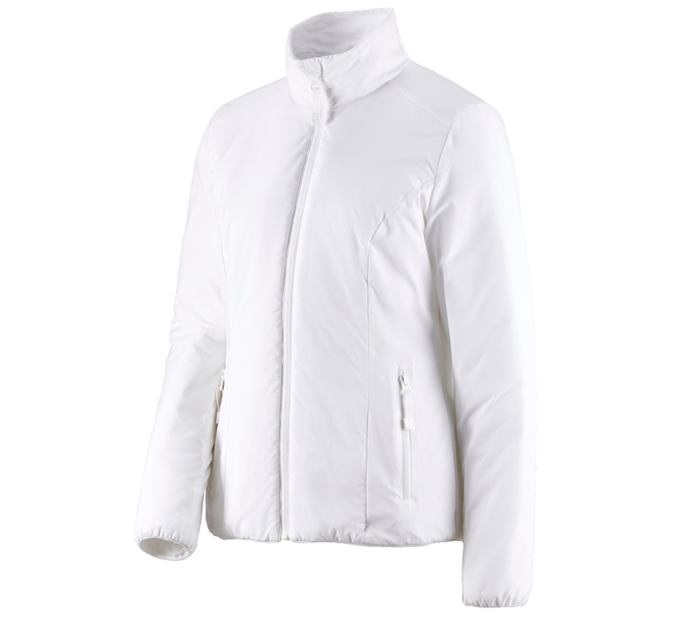 Pracovné bundy: Polstrovaná bunda e.s. CI, dámska + biela