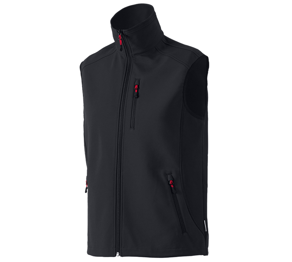 Vesty: Softshellová vesta dryplexx® softlight + čierna