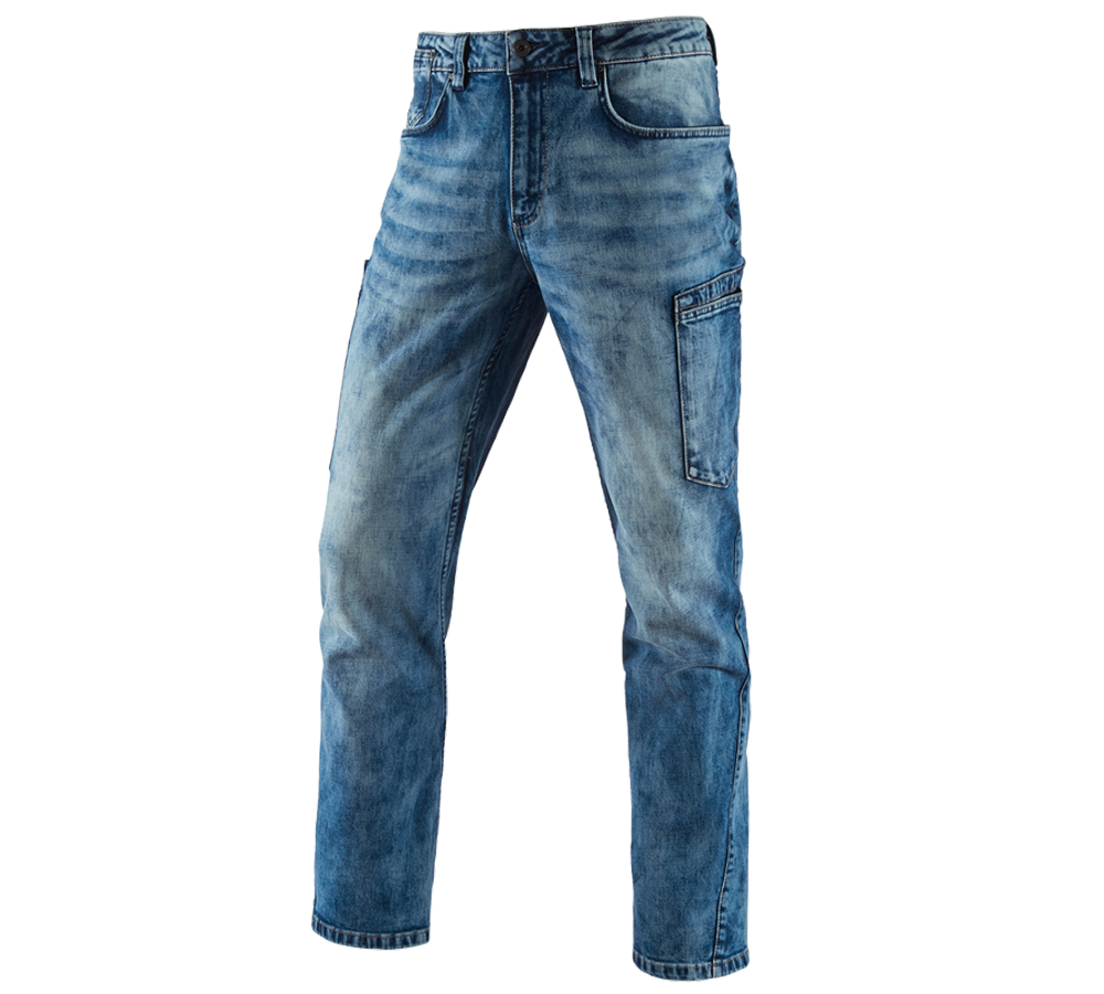 Inštalatér: 7-vreckové džínsy e.s. + lightwashed