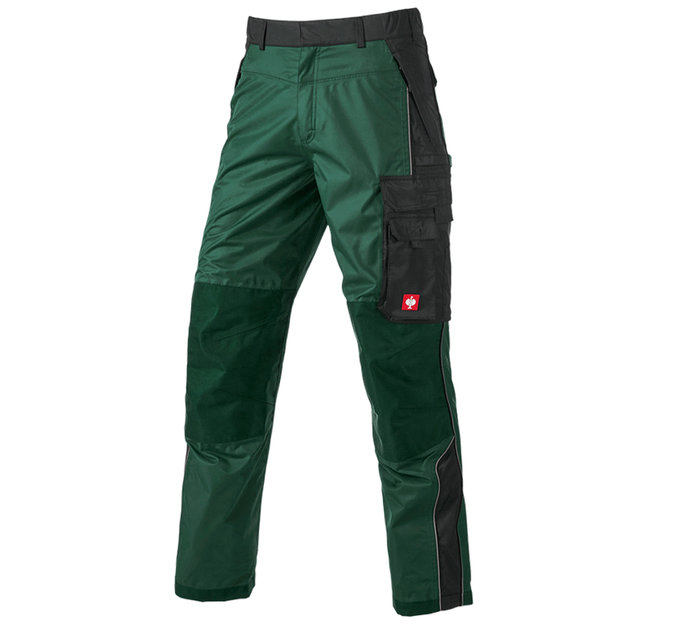 Pracovné nohavice: Funkčné nohavice do pása e.s.prestige + zelená/čierna