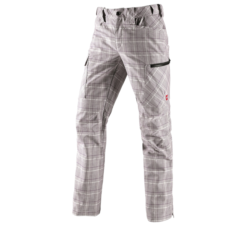 Pracovné nohavice: Pracovné nohavice e.s. pocket, pánske + gaštanová/biela